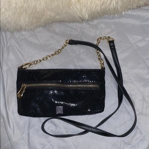 Black evening bag